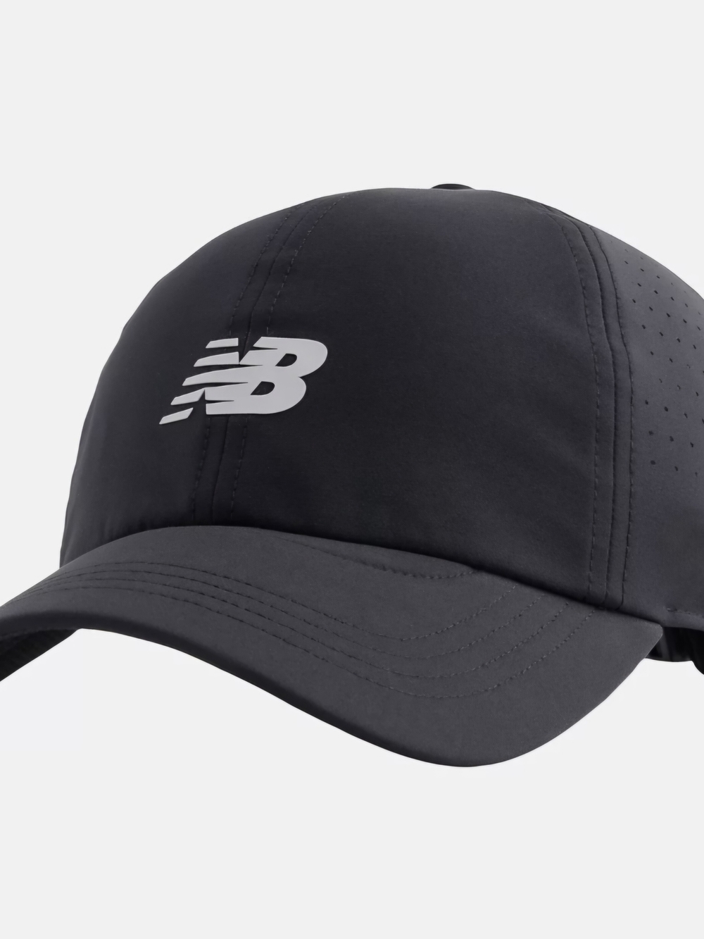 New Balance Black Athletic Running Cap with Reflective Logo